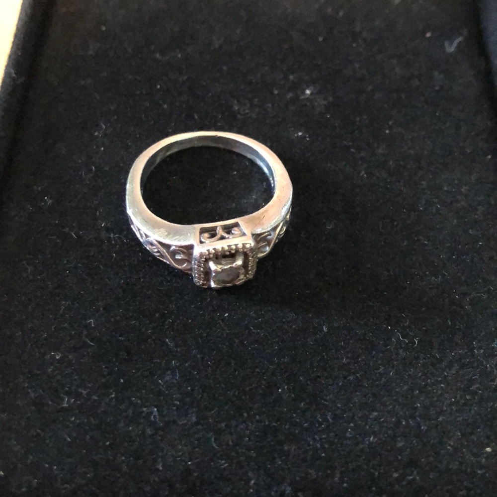 Sterling Silver with Blue Topaz